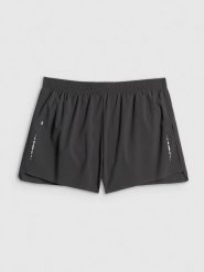 4F Spodenki do biegania szybkoschnące męskie - czarne S. Czarne krótkie spodenki sportowe męskie 4f, m, bez wzorów, do biegania. Za 149.99 zł.