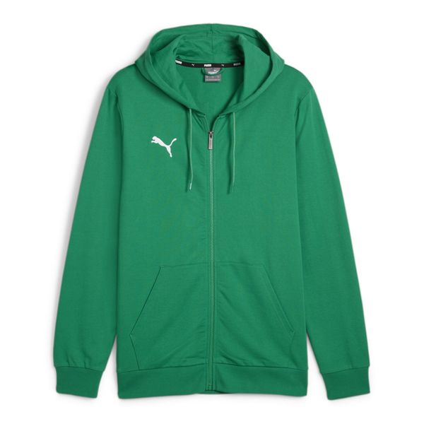Bluza sportowa męska Puma B23621. Zielone bluzy męskie Puma, m, bez wzorów, z kapturem, do piłki nożnej. Za 343.14 zł.