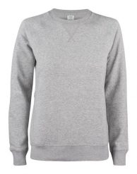 Clique Premium OC Roundneck Women – Damska bluza z bawełny organicznej. Szare bluzy damskie CLIQUE, s, bez wzorów, z bawełny, bez kaptura. Za 233.08 zł.