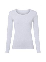 Marie Lund koszulka z długim rękawem Kobiety Dżersej szary, M. Szare t-shirty damskie Marie Lund, m, bez wzorów, z dżerseju, bez kołnierzyka. Za 79.95 zł.