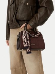 Nine West Torebka CEO-HELLESA-LDA9464 Brązowy ciemny. Brązowe torebki do ręki damskie Nine West, bez wzorów, ze skóry, bez dodatków. Za 249.99 zł.