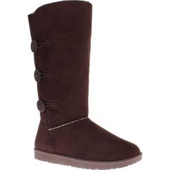 Kozaki zimowe "Flora" w kolorze ciemnobrązowym. Kozaki damskie marki Island Boot. W wyprzedaży za 165.95 zł.