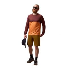 Dżersej z długim rękawem Endura SingleTrack Core Printed. Brązowe bluzy męskie ENDURA, z dżerseju, bez zapięcia, rowerowe. Za 249.99 zł.