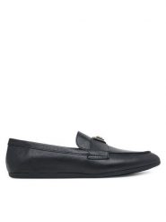 Guess Lordsy FLTBAY LEA14 Czarny. Czarne mokasyny damskie Guess, ze skóry. Za 439.99 zł.