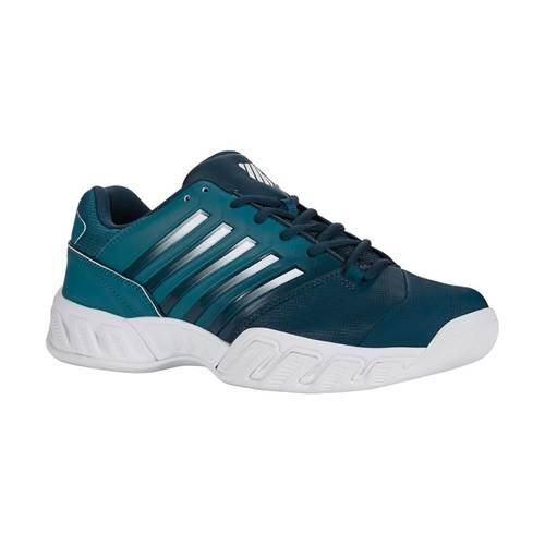 Buty do tenisa męskie K-Swiss Bigshot Light 4 Indoor. Niebieskie buty sportowe męskie K-SWISS, z materiału, bez zapięcia, tenisowe. Za 661.00 zł.