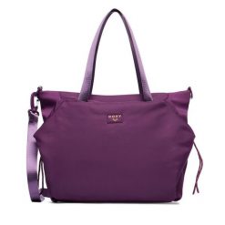 Torebka Roxy. Fioletowe torebki do ręki damskie Roxy, bez wzorów, klasyczne, bez dodatków. Za 129.99 zł.