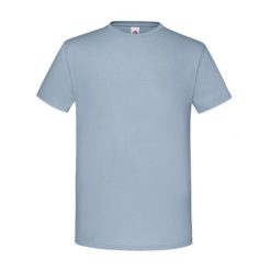 Męska Koszulka Iconic 150. Niebieskie koszulki sportowe męskie Fruit of the Loom, l, bez wzorów, bez kołnierzyka, bez ramiączek, trekkingowe. Za 28.99 zł.