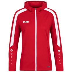 Bluza dresowa z kapturem Jako Power. Czerwone bluzy damskie Jako, l, bez wzorów, z dresówki, z kapturem. Za 350.00 zł.