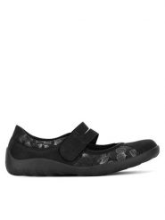 Remonte Baleriny CEO-R3510-03 Czarny. Czarne baleriny damskie Remonte, bez wzorów, z materiału, bez obcasa. Za 349.99 zł.