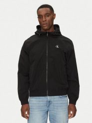Calvin Klein Jeans Wiatrówka J30J327254 Czarny Regular Fit. Czarne kurtki męskie Calvin Klein Jeans, m, bez wzorów, z jeansu, bez kaptura. Za 379.99 zł.