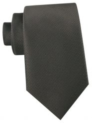 Krawat Męski - Angelo di Monti - Bardzo Ciemny Brąz, Drobna Faktura. Krawaty i muchy Angelo di Monti, bez wzorów, z tkaniny, eleganckie. Za 45.00 zł.