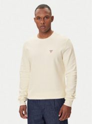 Guess Jeans Longsleeve M4BI77 KCII1 Écru Regular Fit. Bluzki z długim rękawem męskie Guess Jeans, m, z aplikacjami, z bawełny, bez kołnierzyka. Za 149.99 zł.