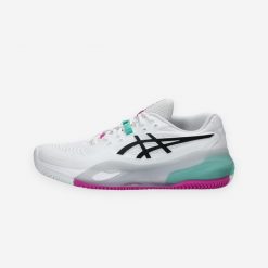 Buty tenisowe męskie ASICS Gel Resolution X na mączkę ceglaną. Brązowe buty sportowe męskie Asics, z kauczuku, bez zapięcia, tenisowe. Za 719.99 zł.