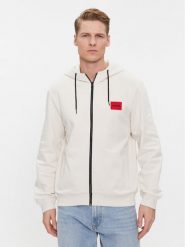 Hugo Bluza Daple212 50447972 Biały Regular Fit. Białe bluzy męskie Hugo, m, bez wzorów, z bawełny, bez kaptura. Za 319.99 zł.