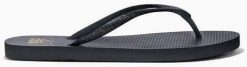 Reef W'S Reef Seaside, black glitter, 37.5 (us 7). Czarne klapki damskie Reef, bez wzorów, sportowe, bez obcasa. Za 93.52 zł.