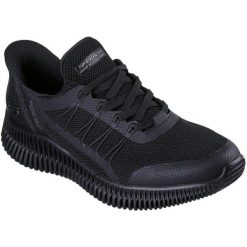 Adidasy Skechers Bobs Geo Lite-fixed Edge, Mężczyźni. Czarne buty sportowe męskie Skechers, bez zapięcia, na fitness i siłownię. Za 390.00 zł.
