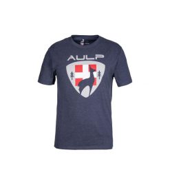 Koszulka męska AULP ROQUE bawełniana oddychająca uniwersalna. Niebieskie koszulki polo męskie Aulp, m, bez wzorów, z bawełny, bez ramiączek. W wyprzedaży za 79.99 zł.