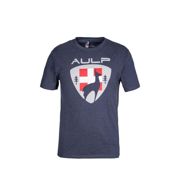 Koszulka męska AULP ROQUE bawełniana oddychająca uniwersalna. Niebieskie koszulki polo męskie Aulp, m, bez wzorów, z bawełny, bez ramiączek. W wyprzedaży za 79.99 zł.