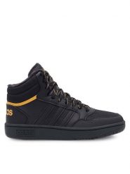 Adidas Sneakersy Hoops Mid 3.0 K IF7736 Czarny. Czarne buty sportowe chłopięce Adidas, bez wzorów, ze skóry, bez zapięcia. Za 229.99 zł.