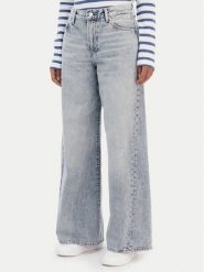 Tommy Hilfiger Jeansy 70's WW0WW48519 Niebieski Wide Leg. Niebieskie jeansy damskie Tommy Hilfiger. Za 459.99 zł.