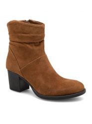 Lasocki Botki WI23-RUTH-03 Brązowy. Brązowe botki damskie Lasocki, ze skóry, bez obcasa, na słupku, bez zapięcia. Za 269.99 zł.