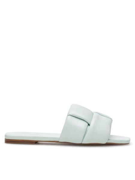 Badura Klapki FAUSTINE-112793 Zielony. Zielone klapki damskie Badura, bez wzorów, ze skóry, bez obcasa. Za 229.99 zł.