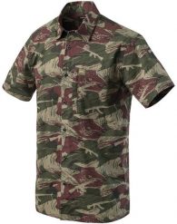 Helikon-Tex Koszula hawajska - Brushstroke Camo. Zielone koszule męskie HELIKON-TEX, m, bez wzorów, bez kołnierzyka, bez ramiączek. Za 213.68 zł.
