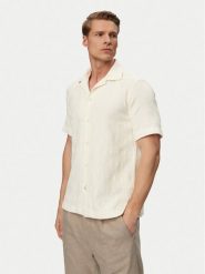 JOOP! Jeans Koszula Hanau 30102527 Kremowy Regular Fit. Białe koszule męskie JOOP! Jeans, m, bez wzorów, z bawełny, bez kołnierzyka, bez ramiączek. Za 459.99 zł.