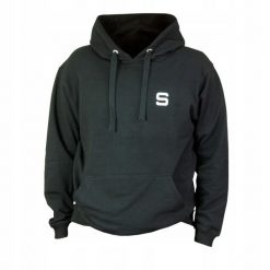 Bluza męska Siver. Czarne bluzy męskie SIVER, l, bez wzorów, z bawełny, z kapturem. Za 148.27 zł.