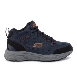 Buty na co dzień trekkingowe męskie SKECHERS OAK CANYON IRONHIDE skóra. Niebieskie trekkingi męskie Skechers. Za 258.00 zł.
