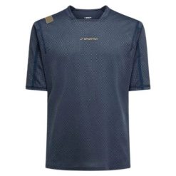 Koszulka La Sportiva Bite. Niebieskie koszulki sportowe męskie La Sportiva, l, bez wzorów, z materiału, bez kołnierzyka, bez ramiączek, do biegania. Za 329.00 zł.