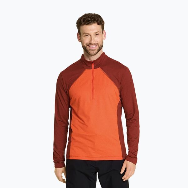 Bluza termoaktywna męska ZIENER Jito. Brązowe bluzy męskie Ziener, m, bez wzorów, bez kaptura, narciarskie. Za 239.99 zł.