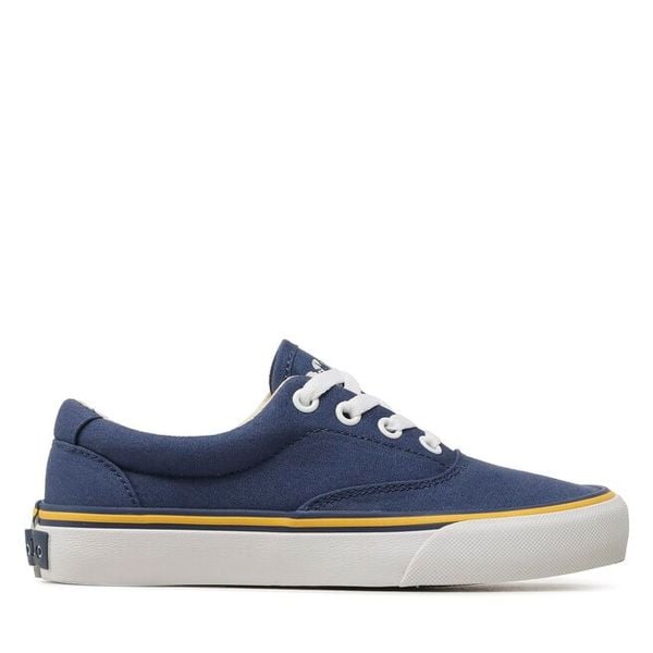 Tenisówki Polo Ralph Lauren. Niebieskie trampki i tenisówki damskie Polo Ralph Lauren, bez wzorów, bez zapięcia. Za 230.99 zł.