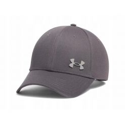 Czapka Under Armour Sportstyle Metal Adjustable. Szare czapki i kapelusze męskie Under Armour, bez wzorów. Za 69.99 zł.