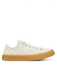 Converse Tenisówki Chuck Taylor All Star Retro Rubber A10696C Beżowy. Brązowe trampki i tenisówki damskie Converse, bez wzorów, z materiału, retro, bez zapięcia. Za 219.99 zł.