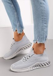 Szare Buty Sportowe Eudiopis. Szare obuwie sportowe damskie Renee, z aplikacjami. Za 39.99 zł.