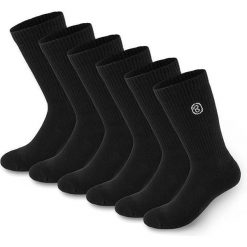BRUBAKER skarpety sportowe 6 par unisex oddychające retro - Czarny. Białe skarpety damskie X2, bez wzorów. Za 122.99 zł.