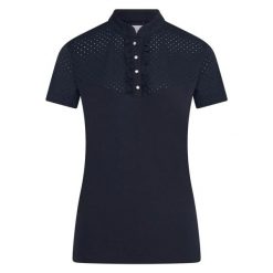 Dziewczęca jeździecka koszulka polo Imperial Riding Lulu. Niebieskie t-shirty i topy dla dziewczynek IMPERIAL RIDING, z aplikacjami, z jersey, bez ramiączek. Za 214.55 zł.