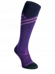 Skarpety damskie Darn Tough Peaks RFL OTC Ultra-Lightweight - iris rozmiar: s. Niebieskie skarpety damskie NoName, bez wzorów. Za 182.97 zł.