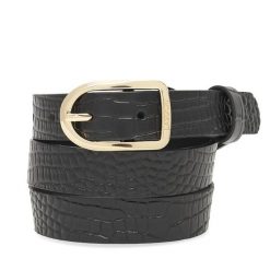 Pasek Damski Lasocki. Czarne paski damskie Lasocki, bez wzorów. Za 89.99 zł.