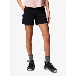 Spodenki damskie Columbia Silver Ridge Elite Short. Czarne szorty sportowe damskie Columbia, bez wzorów, sportowe, trekkingowe. Za 330.69 zł.