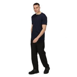 T-shirt Męski Odblaskowy Materiał Odprowadzanie Wilgoci Pro. Niebieskie t-shirty męskie Regatta, m, bez wzorów, z materiału, bez kołnierzyka. Za 54.99 zł.