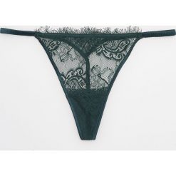 Koronkowe stringi - Turkusowy. Niebieskie stringi damskie Reserved, z koronki. Za 29.99 zł.
