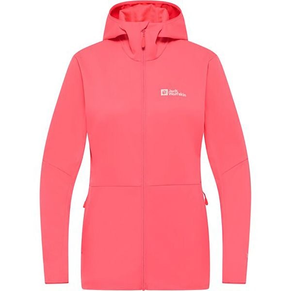 Kurtka softshell damska Jack Wolfskin Feldberg Hoody. Czarne kurtki damskie Jack Wolfskin, xs, bez wzorów, z softshellu, bez kaptura. Za 409.99 zł.