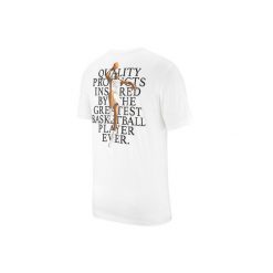 Koszulka męska nike air jordan photo graphic tee white. Białe koszulki sportowe męskie Nike, m, bez wzorów, bez kołnierzyka, bez ramiączek, na fitness i siłownię. Za 119.00 zł.