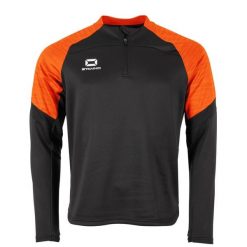 Bluza dresowa 1/4 zip Stanno Bolt. Brązowe bluzy sportowe damskie STANNO, xl, bez wzorów, z dresówki, bez kaptura, na fitness i siłownię. Za 249.50 zł.