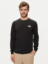 The North Face Longsleeve Redbox NF0A87NN Czarny Regular Fit. Czarne bluzki z długim rękawem męskie The North Face, m, bez wzorów, z bawełny, bez kołnierzyka. Za 169.99 zł.
