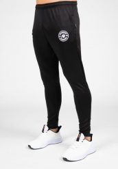 Vernon Track Spodnie - Czarny. Czarne spodnie sportowe męskie GORILLA WEAR, s, bez wzorów, z elastanu, na fitness i siłownię. Za 275.00 zł.