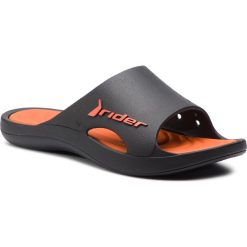 Klapki RIDER - Bay VIII Ad 82566 Black/Orange 20757. Czarne klapki męskie Rider, z tworzywa sztucznego, sportowe. W wyprzedaży za 79.00 zł.