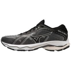 Buty do biegania damskie Mizuno Wave Ultima 14. Szare obuwie sportowe damskie Mizuno, bez wzorów, z materiału, do biegania, mizuno wave. Za 289.99 zł.
